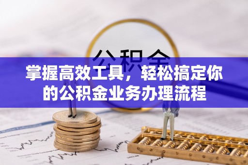 海丰掌握高效工具，轻松搞定你的公积金业务办理流程