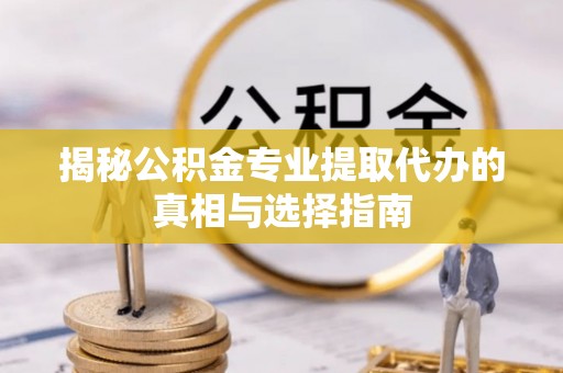 海丰揭秘公积金专业提取代办的真相与选择指南