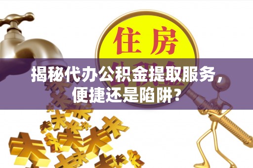 海丰揭秘代办公积金提取服务，便捷还是陷阱？