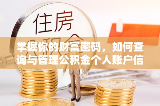 海丰掌握你的财富密码，如何查询与管理公积金个人账户信息
