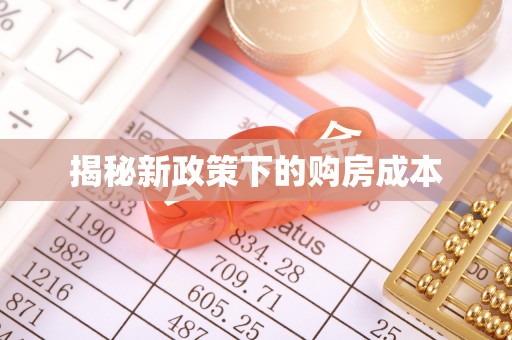 海丰揭秘新政策下的购房成本